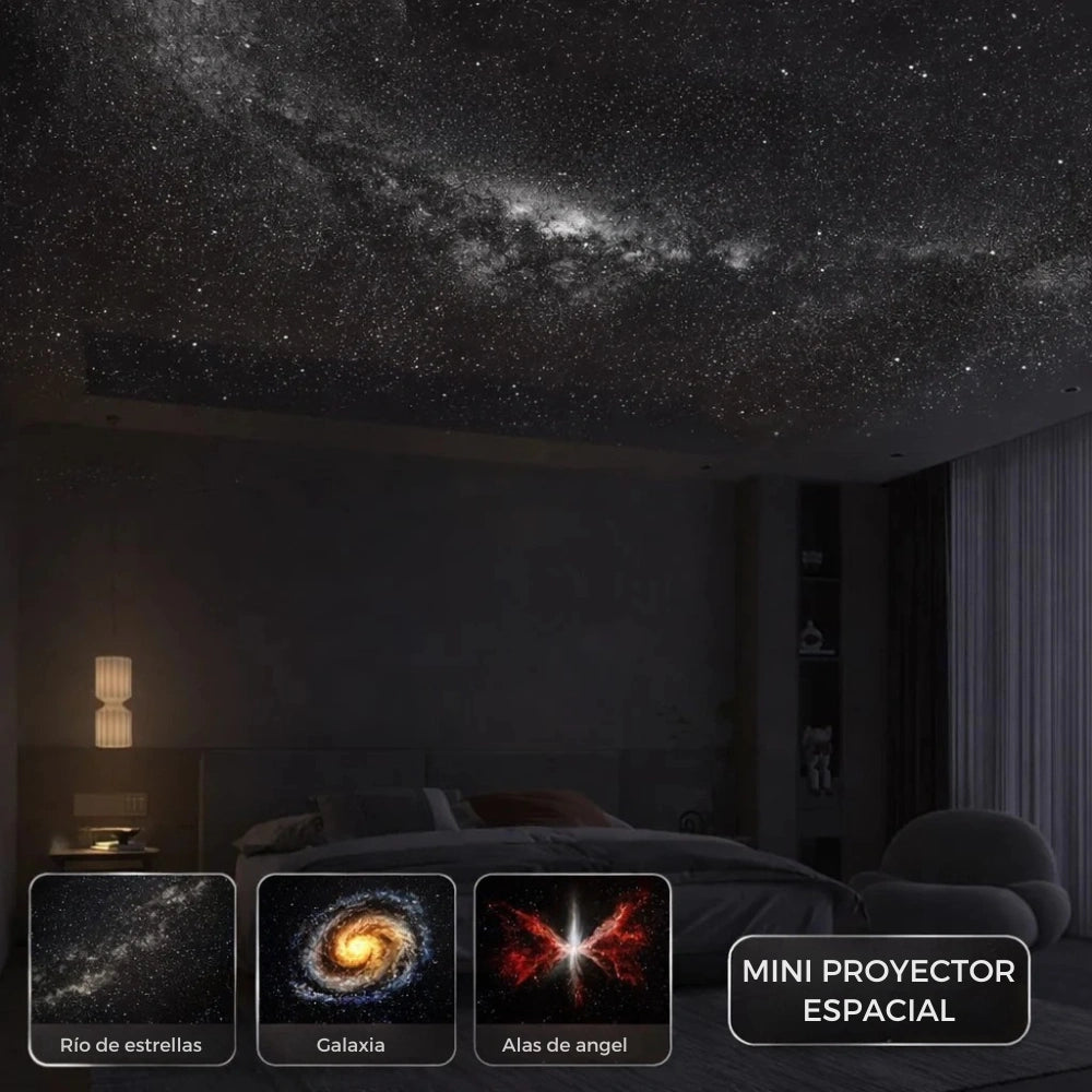 COSMIQ PRO® | Proyector de galaxias y planetas HD para tu habitación 🌌