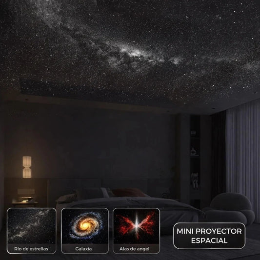 COSMIQ PRO® | Proyector de galaxias y planetas HD para tu habitación 🌌