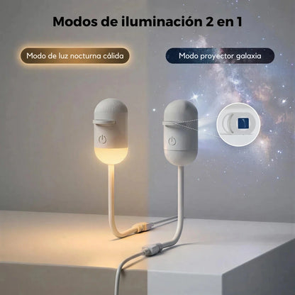COSMIQ PRO® | Proyector de galaxias y planetas HD para tu habitación 🌌