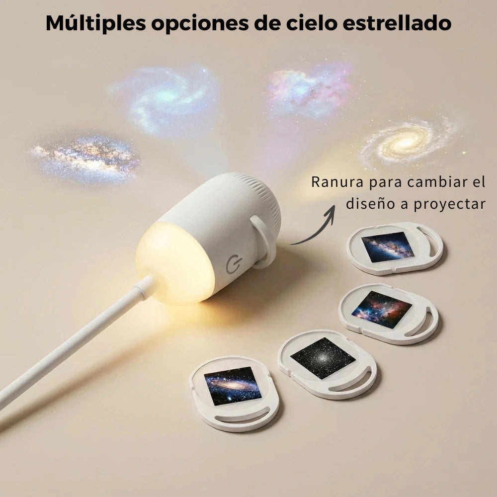 COSMIQ PRO® | Proyector de galaxias y planetas HD para tu habitación 🌌