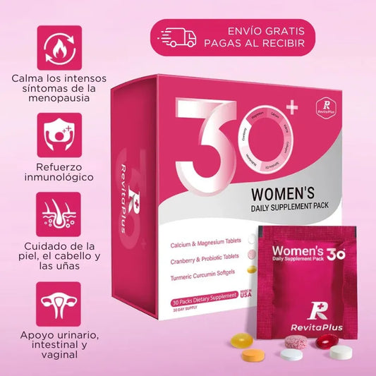 REVITAPLUS® | Multivitamínico completo para la salud femenina 💊