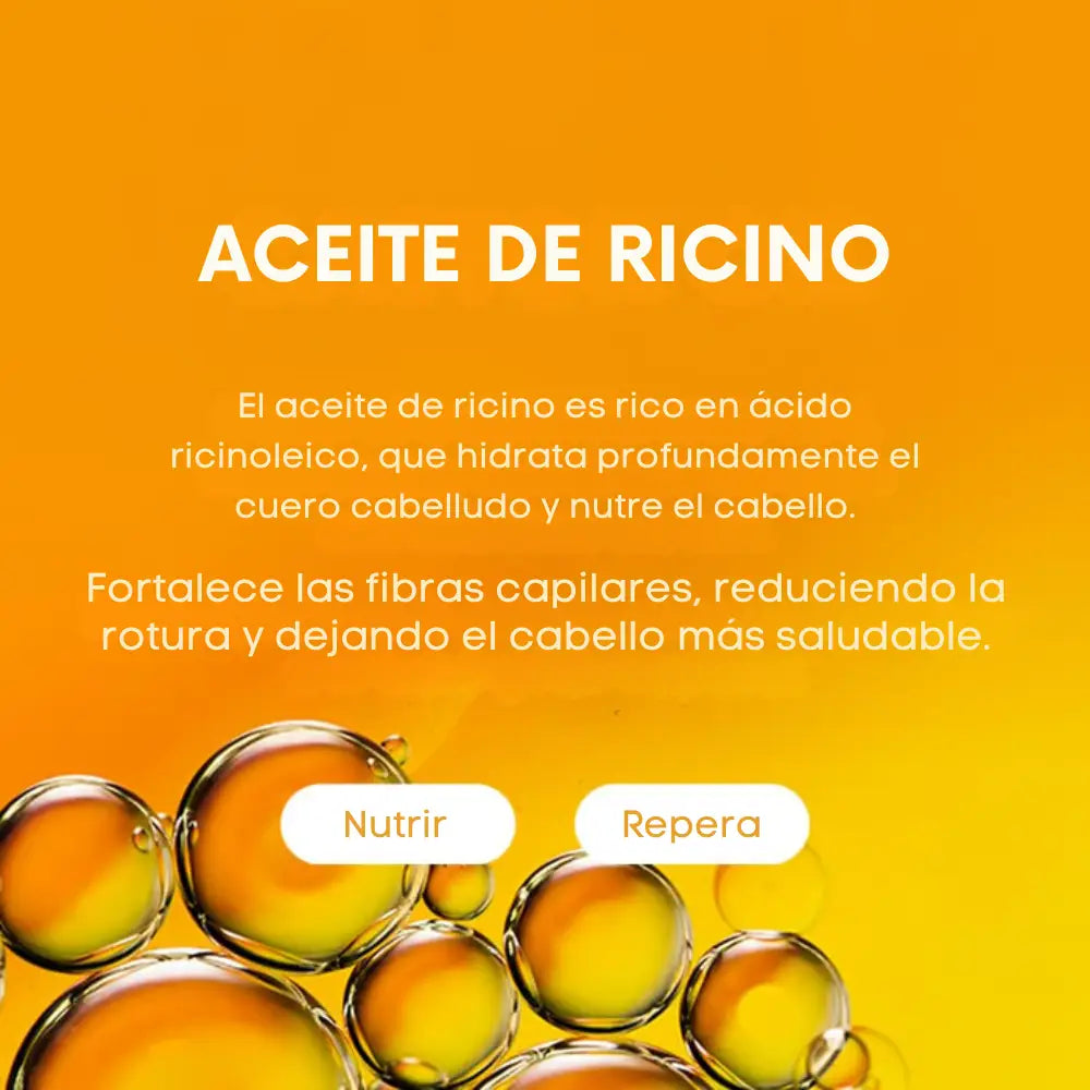 MARSMADE® 2x1 | Hasta 6 meses de shampoo (en barra) con aceite de ricino hidratante 🫧