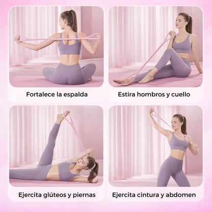 FlexCore® | Banda elástica de ejercicio: Estira, tonifica y mejora la postura 💪🏻