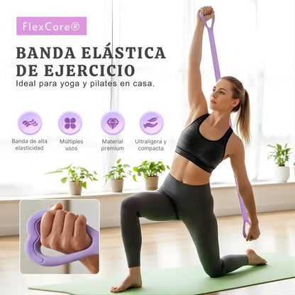 FlexCore® | Banda elástica de ejercicio: Estira, tonifica y mejora la postura 💪🏻