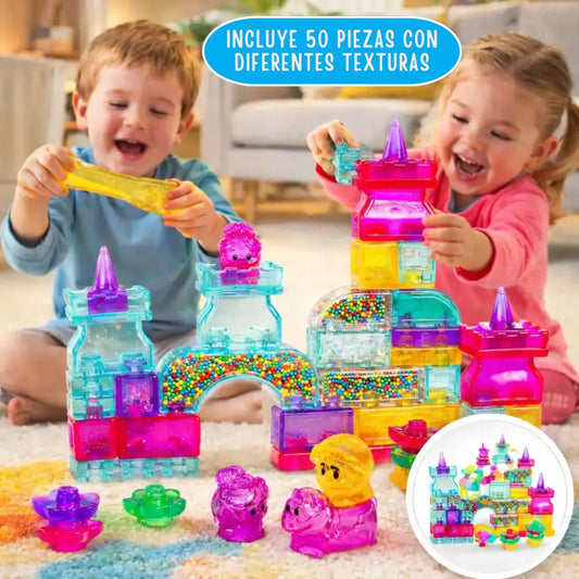 JELLY BLOX | Caja x50 bloques con texturas, estímulos y desarrollo para los más pequeños 👶🏻