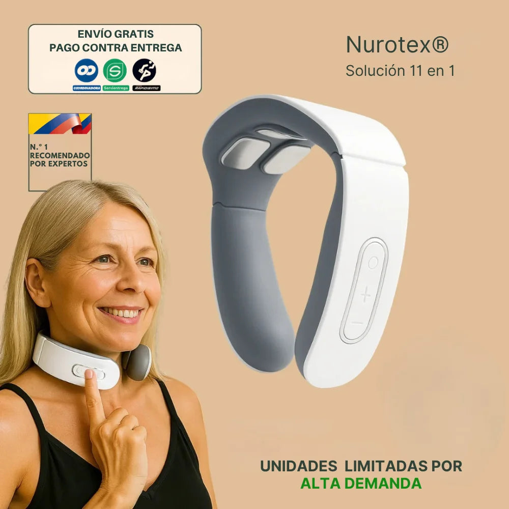 NUROTEX® | Solución 11 en 1 para el dolor o tensión en cuello ⚡