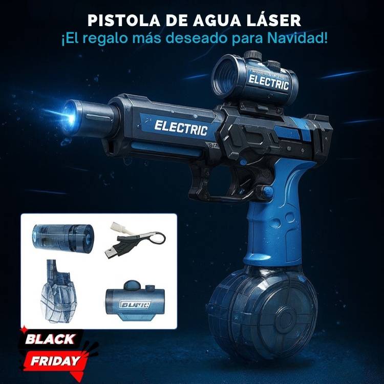 PISTOLA DE AGUA LASER POTENTE - El regalo perfecto para esta Navidad 💥