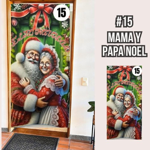 FUNDAS NAVIDEÑAS PARA PUERTAS