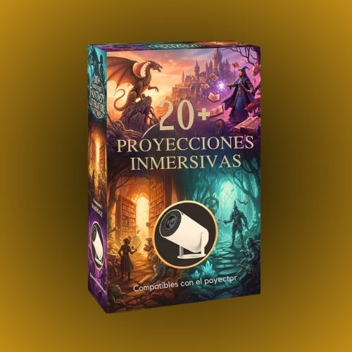 PROYECTOR PORTÁTIL - Ambienta y sumérgete por completo en tus lecturas 📖✨