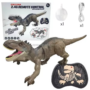 REX ULTRA REALISTA - Dinosaurio a control remoto que camina y expulsa vapor 🦖🔥