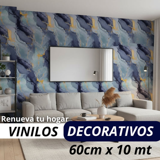 VINILO ADHESIVO DECORATIVO - Tus paredes más elegantes y lujosas 💎