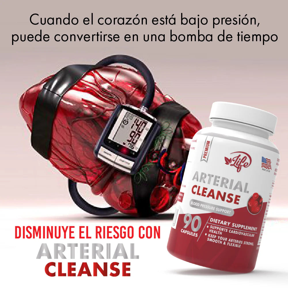 ARTERIAL CLEANSE®| Reduce el colesterol y mantiene arterias limpias y flexibles 🫀