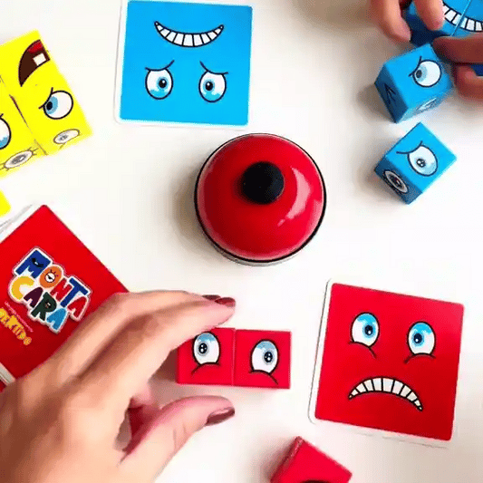 JUEGO DE MESA CAMBIA ROSTROS | Memoria y patrones 🧩